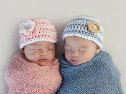 baby twins, boy and girl