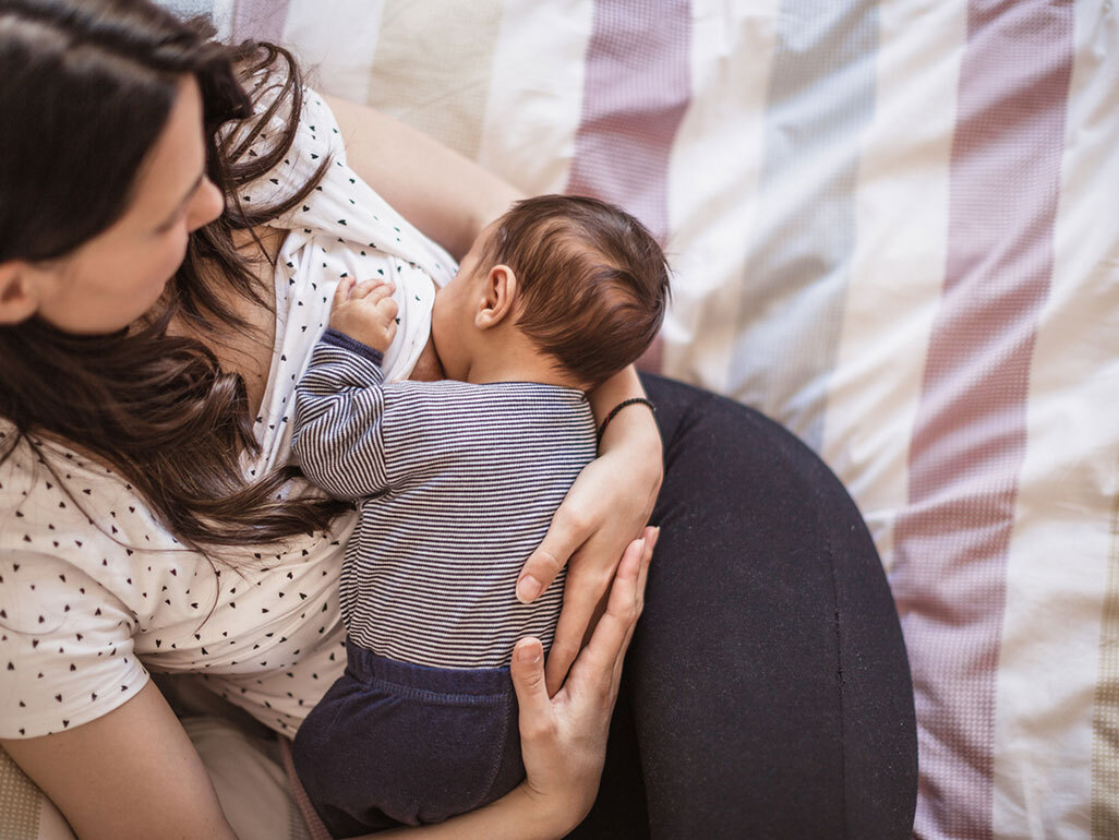 breastfeeding woman