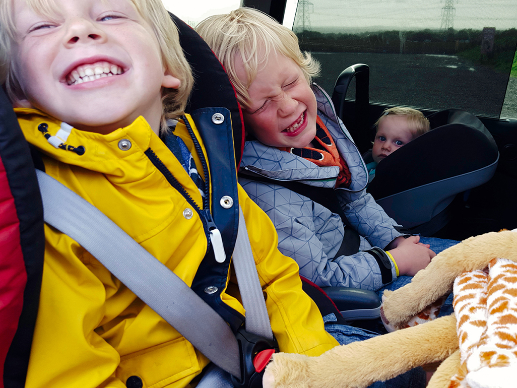 car seat for three people